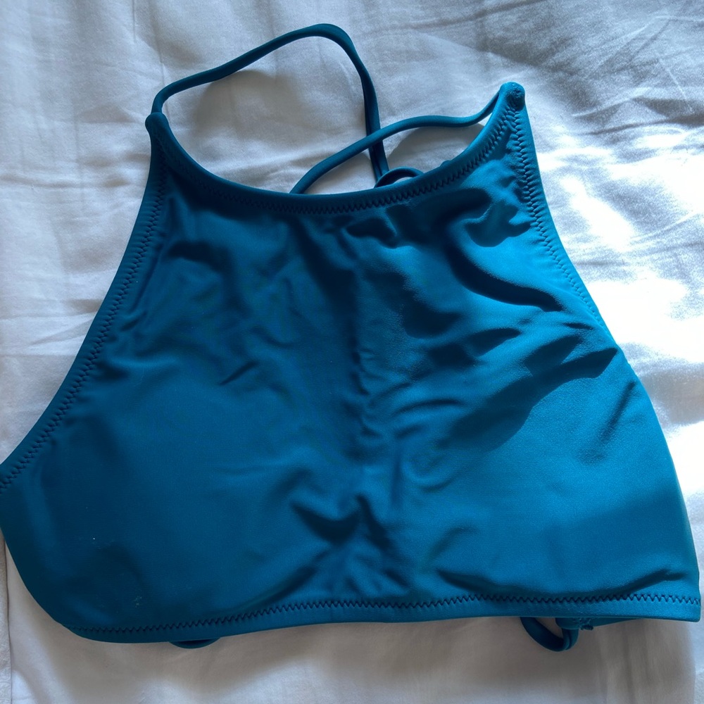 Blue/teal bikini top